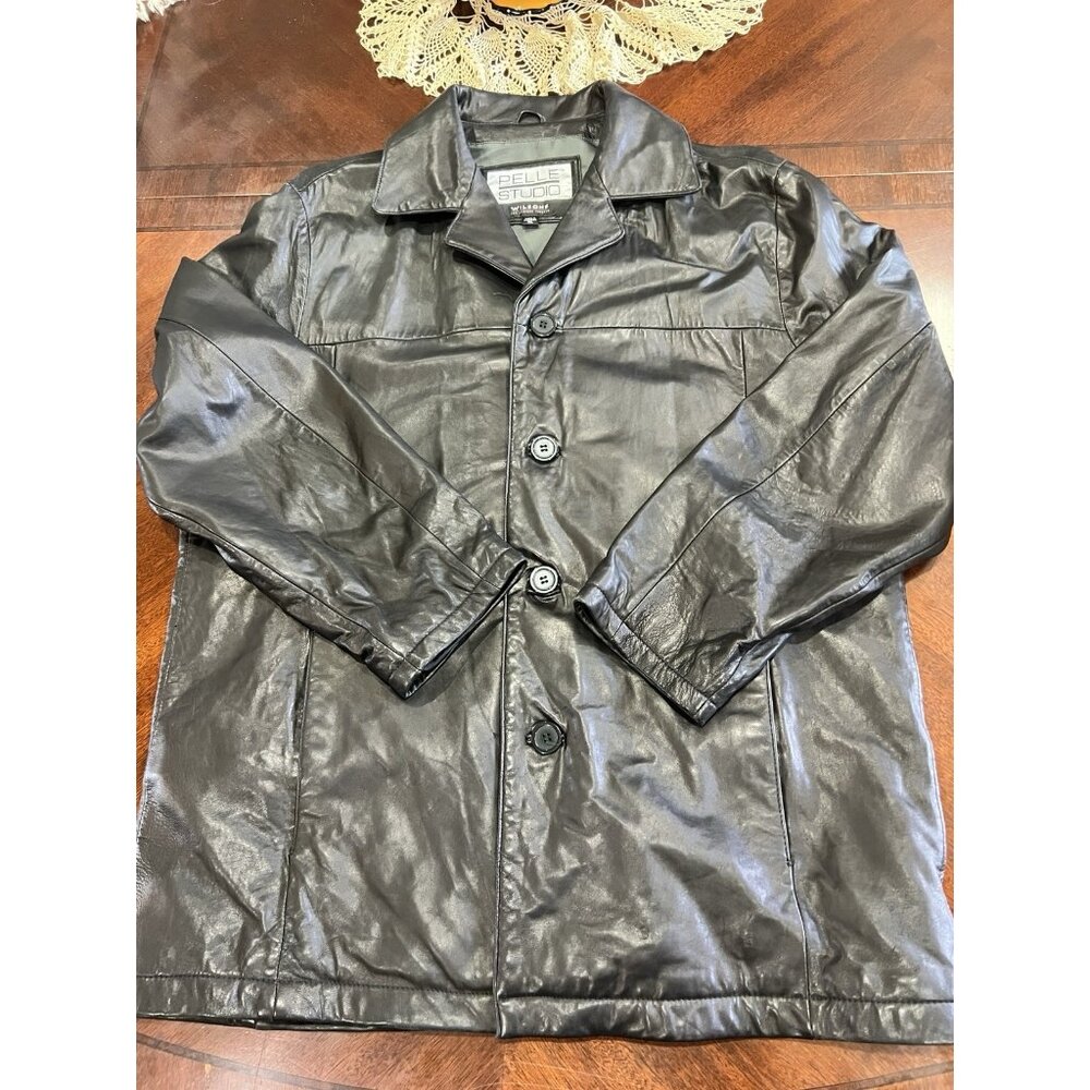 Pelle Studios Wilson’s Mens Size XL Leather Jacket,made In India